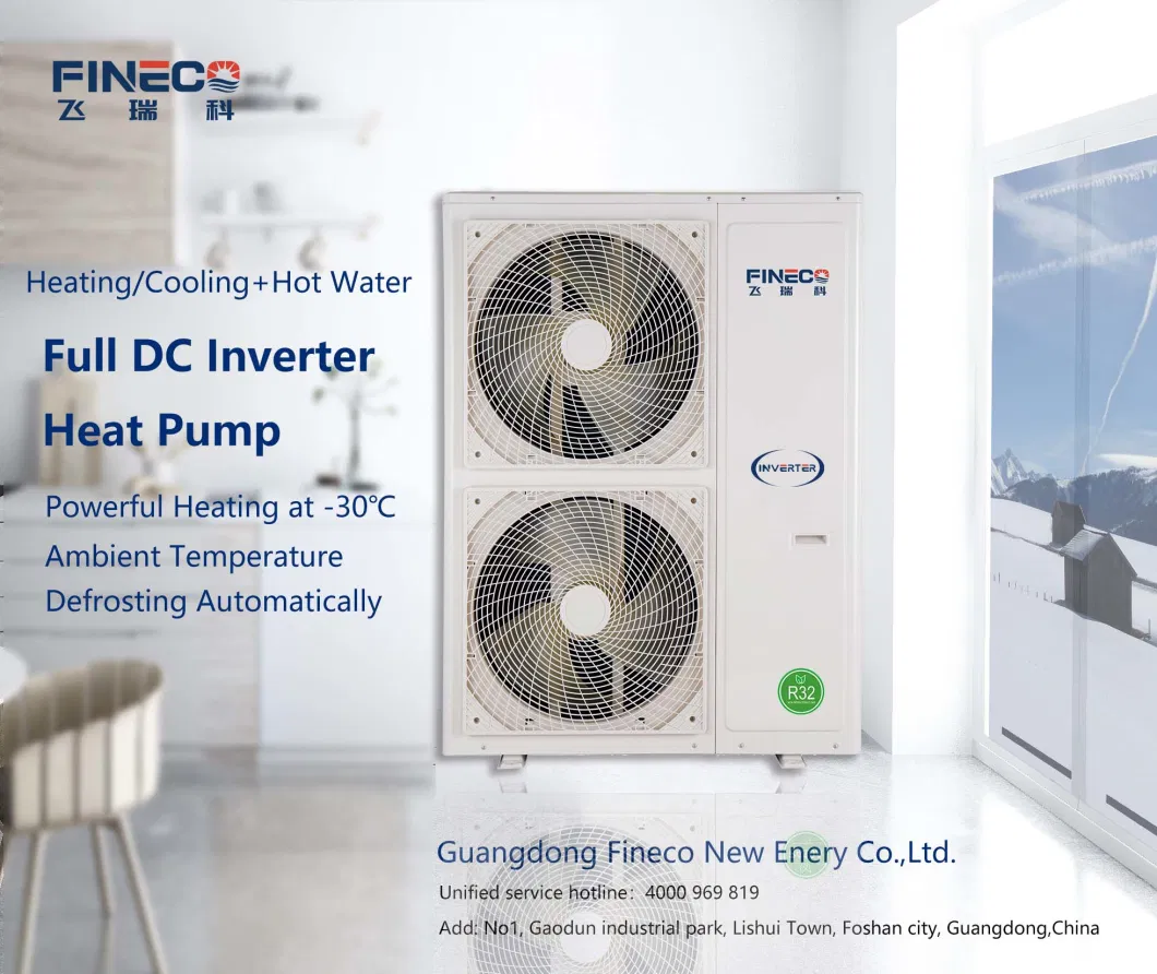 R32 Full DC Inverter Monoblock Heat Pump Hot Sale in Europe