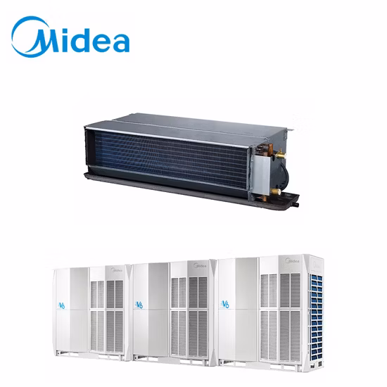 Unidad Fan Coil con conductos ocultos enfriados por agua tipo techo del motor del ventilador DC/Ec