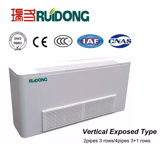 Fan Coil de CC expuesta vertical con 0