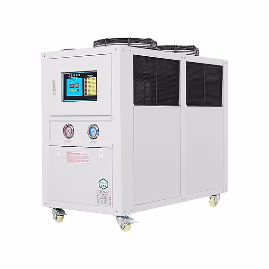 Enfriador modular aire-agua industrial de biogás para cervecería de leche diaria con glicol enfriado por aire inversor R32 con CE